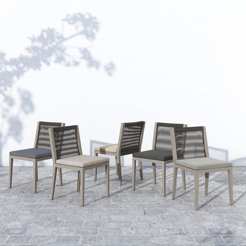Sherwood Outdoor Dining Chair, Weathered Grey - Faye Sand