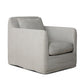 Dade Outdoor Slipcover Swivel Chair - Venao Grey