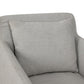 Dade Outdoor Slipcover Swivel Chair - Venao Grey