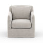 Dade Outdoor Slipcover Swivel Chair