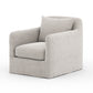 Dade Outdoor Slipcover Swivel Chair