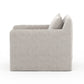 Dade Outdoor Slipcover Swivel Chair
