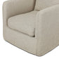 Dade Outdoor Slipcover Swivel Chair - Faye Sand
