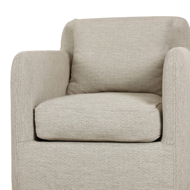 Dade Outdoor Slipcover Swivel Chair - Faye Sand