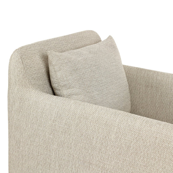 Dade Outdoor Slipcover Swivel Chair - Faye Sand