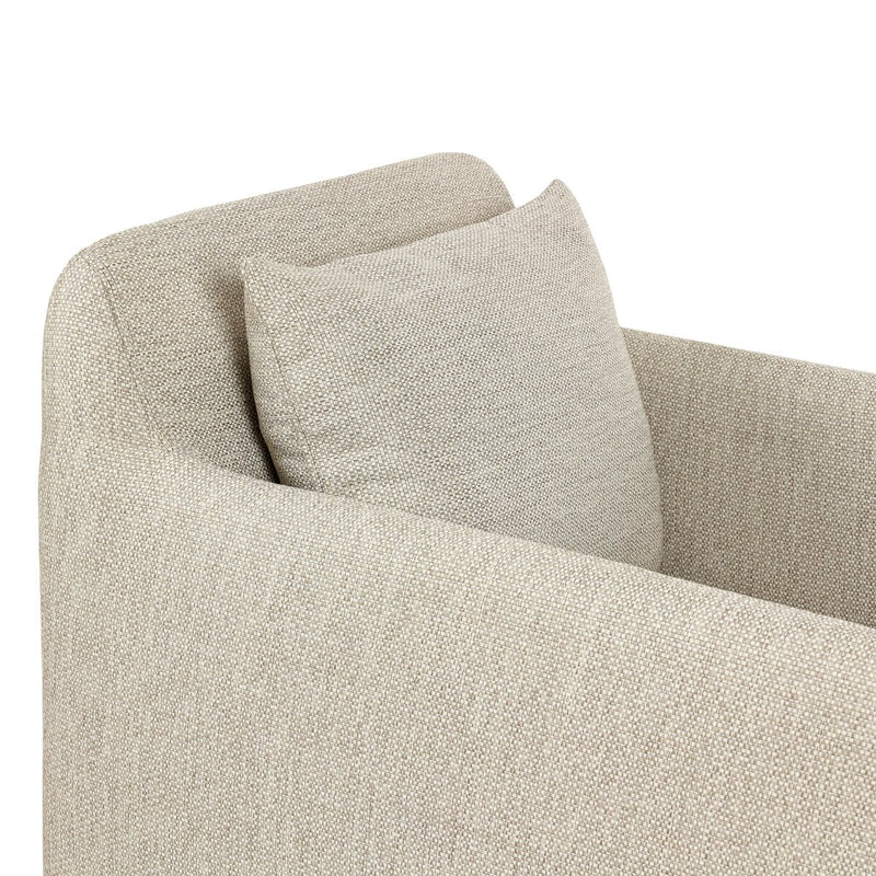 Dade Outdoor Slipcover Swivel Chair - Faye Sand