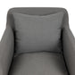 Dade Outdoor Slipcover Swivel Chair - Venao Charcoal
