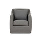 Dade Outdoor Slipcover Swivel Chair - Venao Charcoal