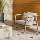 Numa Outdoor Chair - Washed Brown - Stone Grey