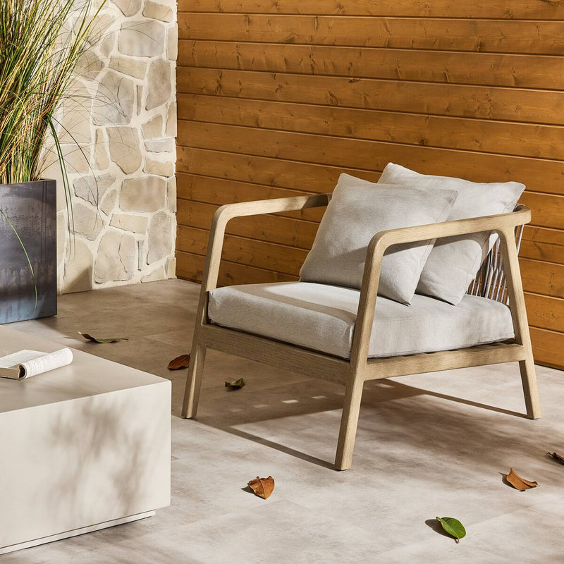 Numa Outdoor Chair - Washed Brown - Stone Grey
