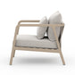 Numa Outdoor Chair - Washed Brown - Stone Grey
