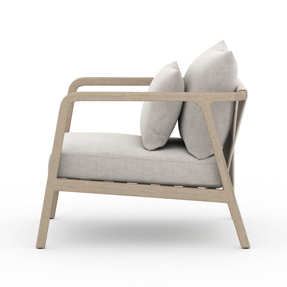 Numa Outdoor Chair - Washed Brown - Stone Grey