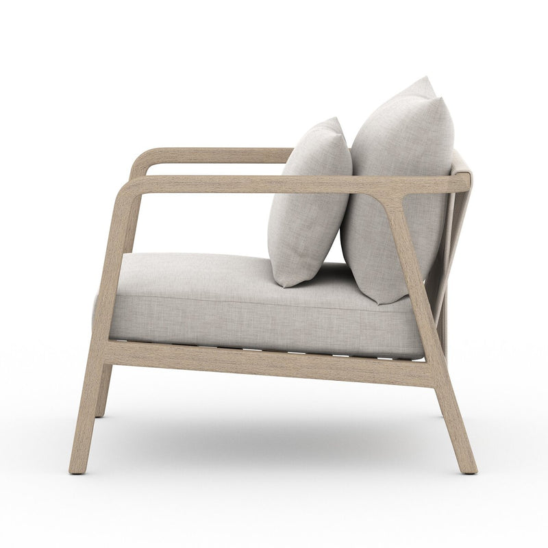 Numa Outdoor Chair - Washed Brown - Stone Grey