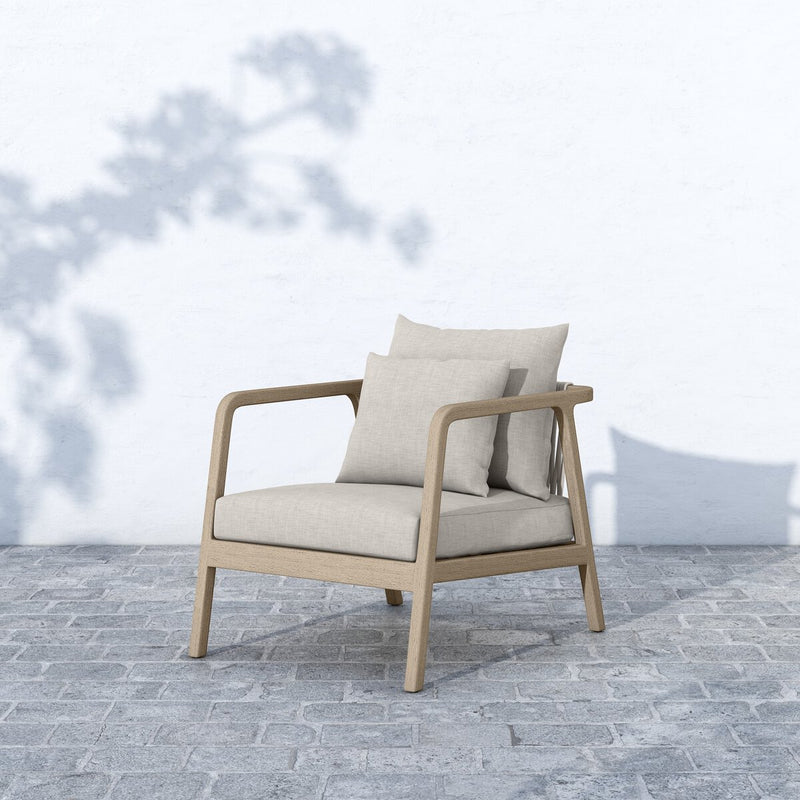 Numa Outdoor Chair - Washed Brown - Stone Grey
