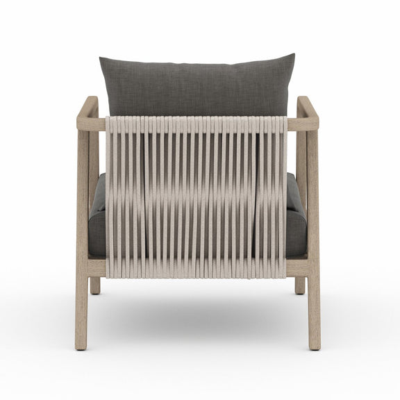 Numa Outdoor Chair - Washed Brown - Charcoal