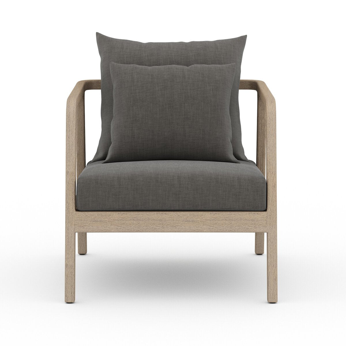 Numa Outdoor Chair - Washed Brown - Charcoal