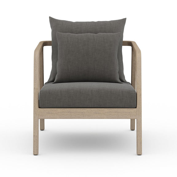 Numa Outdoor Chair - Washed Brown - Charcoal