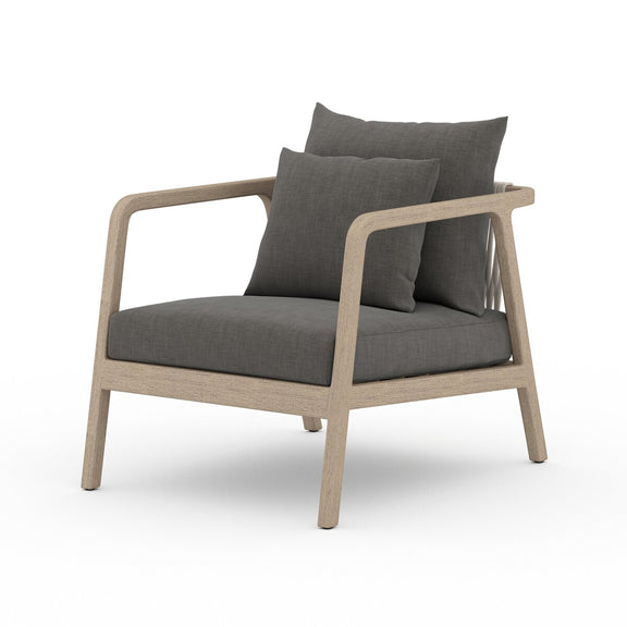 Numa Outdoor Chair - Washed Brown - Charcoal