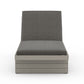 Leroy Outdoor Chaise - Weathered Grey - Charcoal
