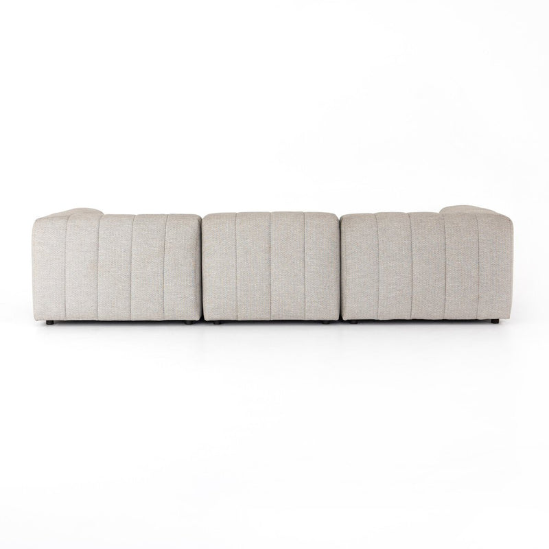 Gwen Outdoor 3-Piece Sectional Sofa - Faye Ash