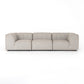 Gwen Outdoor 3-Piece Sectional Sofa - Faye Ash
