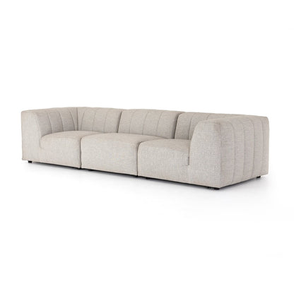 Gwen Outdoor 3-Piece Sectional Sofa - Faye Ash