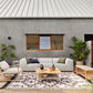 Gwen Outdoor 3-Piece Sectional Sofa - Faye Ash