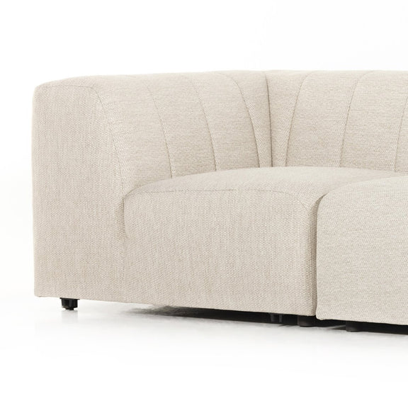 Gwen Outdoor 3-Piece Sectional Sofa - Faye Sand