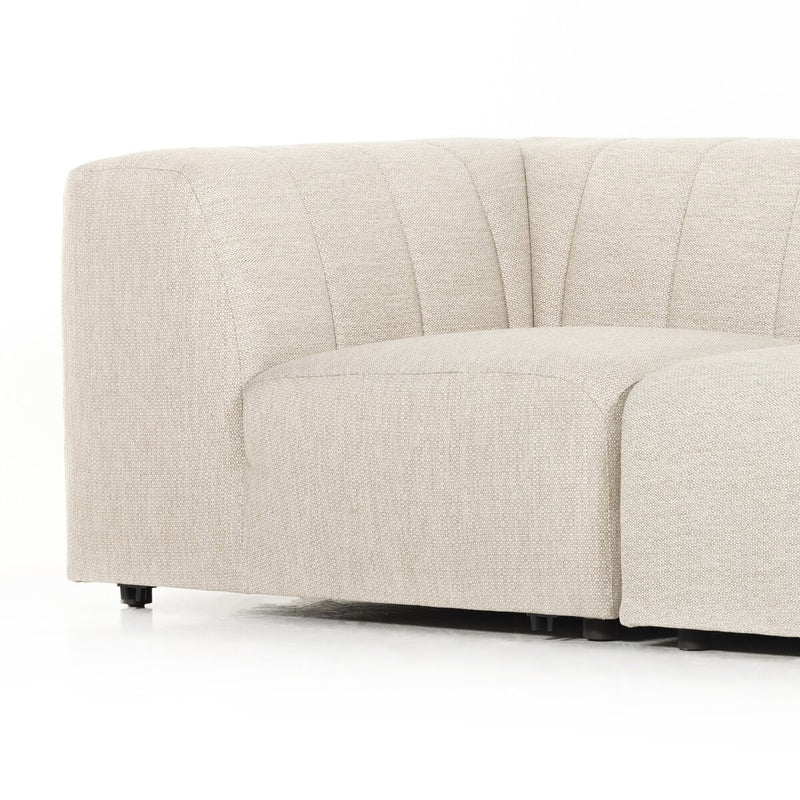 Gwen Outdoor 3-Piece Sectional Sofa - Faye Sand