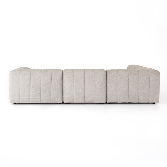 Gwen Outdoor 4-Piece Sectional - Faye Ash