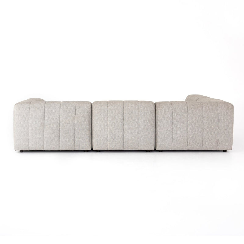 Gwen Outdoor 4-Piece Sectional - Faye Ash
