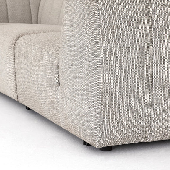 Gwen Outdoor 4-Piece Sectional - Faye Ash