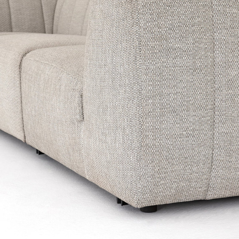 Gwen Outdoor 4-Piece Sectional - Faye Ash