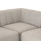 Gwen Outdoor 4-Piece Sectional - Faye Ash