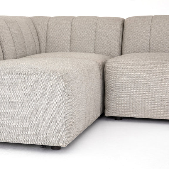 Gwen Outdoor 4-Piece Sectional - Faye Ash