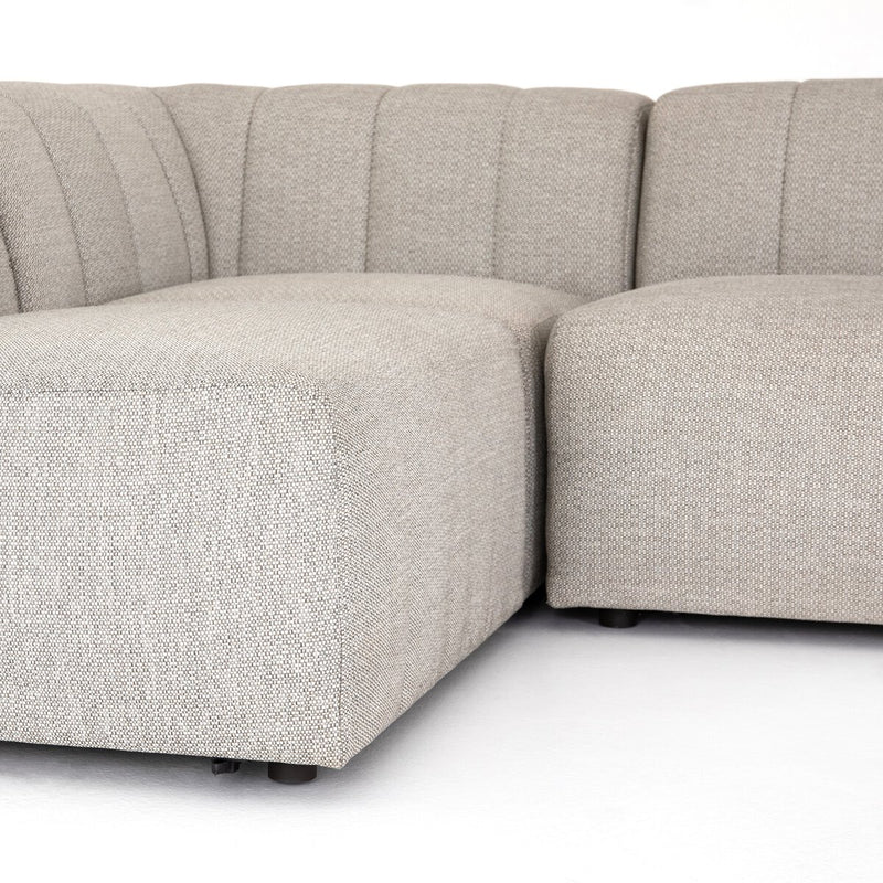 Gwen Outdoor 4-Piece Sectional - Faye Ash