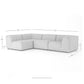 Gwen Outdoor 4-Piece Sectional - Faye Sand