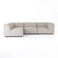 Gwen Outdoor 4-Piece Sectional - Faye Ash