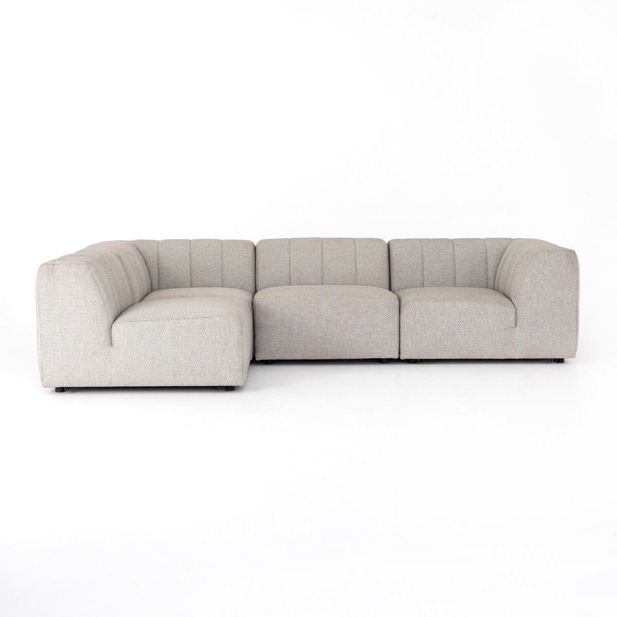 Gwen Outdoor 4-Piece Sectional - Faye Ash