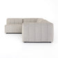 Gwen Outdoor 4-Piece Sectional - Faye Ash