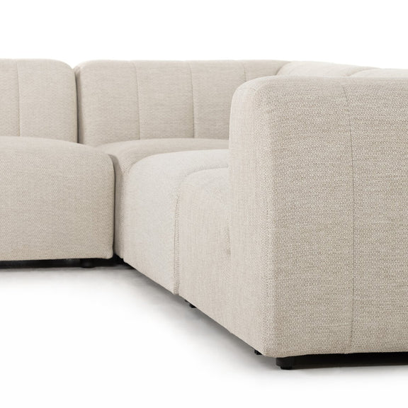 Gwen Outdoor 4-Piece Sectional - Faye Sand