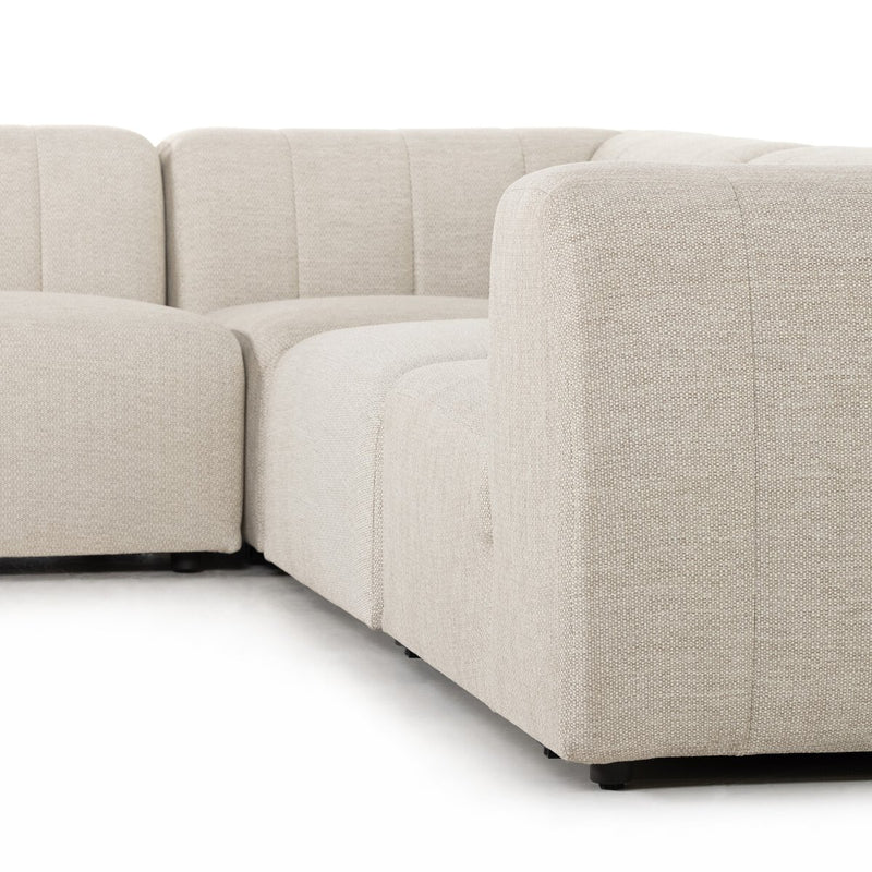 Gwen Outdoor 4-Piece Sectional - Faye Sand