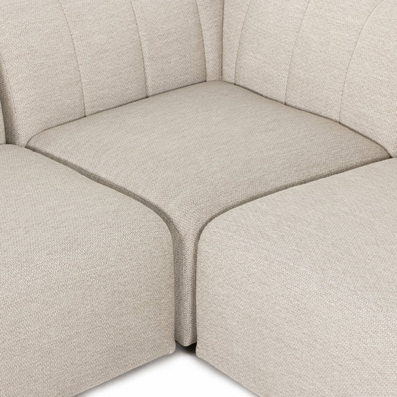 Gwen Outdoor 4-Piece Sectional - Faye Sand