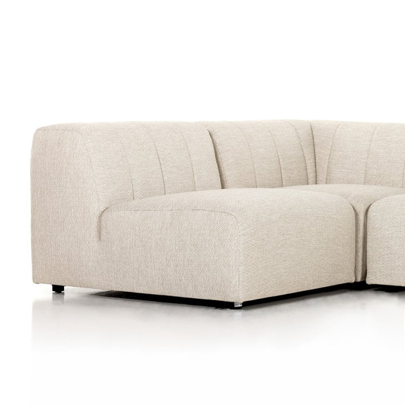 Gwen Outdoor 4-Piece Sectional - Faye Sand