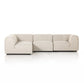 Gwen Outdoor 4-Piece Sectional - Faye Sand