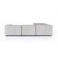 Gwen Outdoor 5-Piece Sectional - Faye Ash