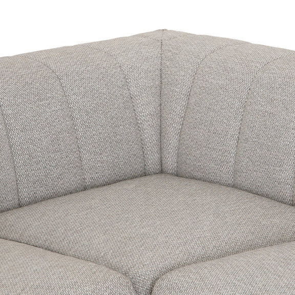 Gwen Outdoor 5-Piece Sectional - Faye Ash