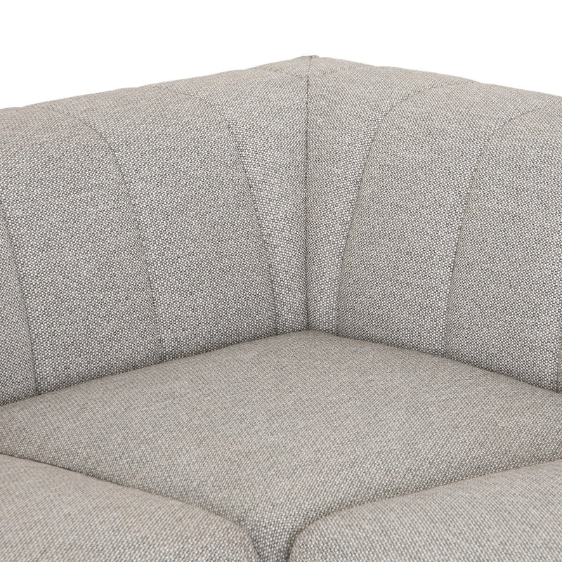 Gwen Outdoor 5-Piece Sectional - Faye Ash