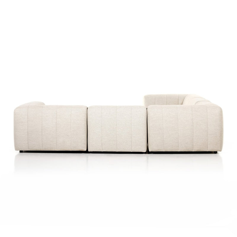 Gwen Outdoor 5-Piece Sectional - Faye Sand