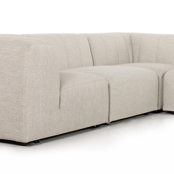 Gwen Outdoor 5-Piece Sectional - Faye Sand